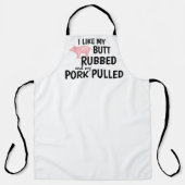 お尻の豚肉 エプロン (正面)