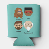 お尻の進化 – ヒッピーからお尻への置換 缶クーラー (裏面)