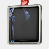 お尻の骨 メタルオーナメント (左)