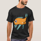 お尻の魚 Tシャツ (正面)