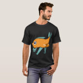 お尻の魚 Tシャツ (正面フル)