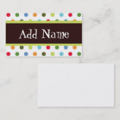 お尻はカスタマイズ可能な女の子のテレホンカードに点を打ちます コーリングカード (正面/裏面)