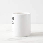 お尻を広げよう、憎しみは広げるな コーヒーマグカップ (中央)