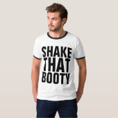 お尻を振って 男性用おもしろTシャツ Tシャツ (正面フル)