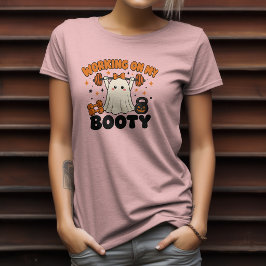 お尻を鍛えるゴースト フィットネス デザイン Tシャツ