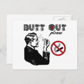 お尻アウトお願い ポストカード (正面/裏面)