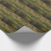 お尻キスをするロバ ラッピングペーパー (角)