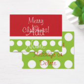 お尻クリスマスギフトタグ (デスク)