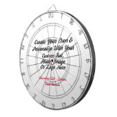 お尻クリスマスプレゼントアイディア、ダーツパーソナライズされたボード ダーツボード (正面右)