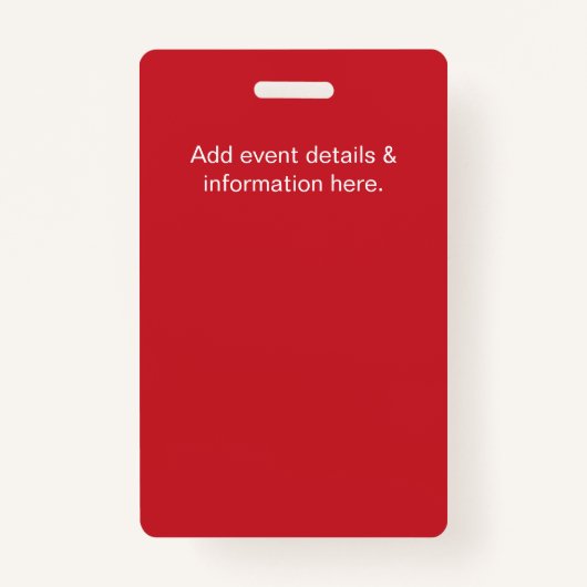 お尻サンタクロースペーパーカットクリスマスイベントスタッフ バッジ (裏面)