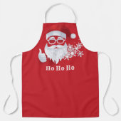 お尻サンタクロースペーパーカットクリスマス エプロン (正面)