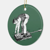 お尻スパンキング機械特許 セラミックオーナメント (左)