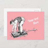 お尻スパンキング機特許はがき ポストカード (正面/裏面)