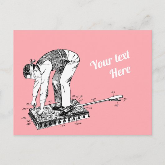 お尻スパンキング機特許はがき ポストカード (正面)