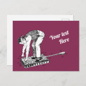 お尻スパンキング機特許 ポストカード (正面/裏面)