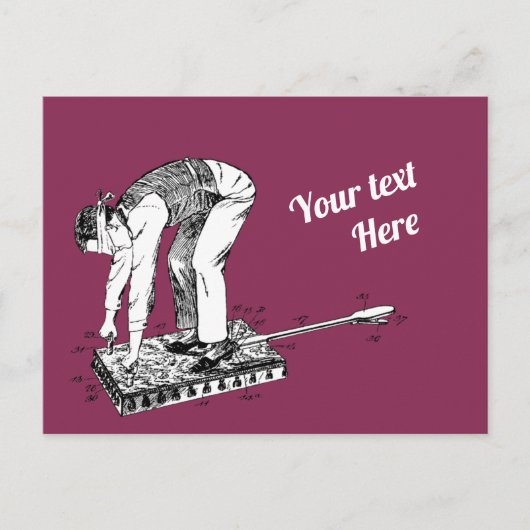 お尻スパンキング機特許 ポストカード (正面)