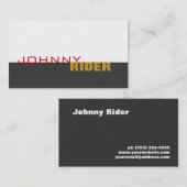 お尻タイポグラフィ名刺 名刺 (正面/裏面)