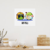 お尻パイおもしろいピースプン ポスター (キッチン)