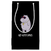 お尻ホポタムスヒッポおもしろいプンダークBG スモールペーパーバッグ (正面)