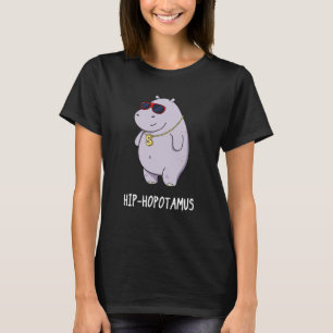 お尻ホポタムスヒッポおもしろいプンダークBG Tシャツ