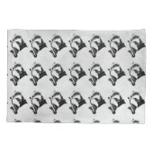 お尻ミュージシャンバッダーサクソフォーンカスタマイズ 枕カバー (裏面)