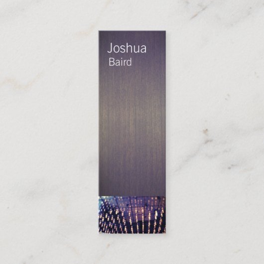 お尻ミュージシャンミニ名刺 スキニー名刺 (正面)