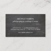 お尻モノグラムアローシャルボードサークル 名刺 (裏面)