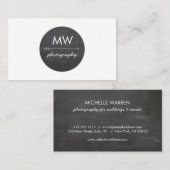 お尻モノグラムアローシャルボードサークル 名刺 (正面/裏面)