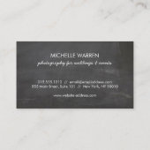 お尻モノグラムアローシャルボードサークル 名刺 (裏面)