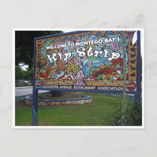 お尻モンテゴ湾 ポストカード (正面)