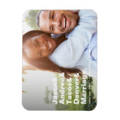 お尻リスモダントタイポグラフィ日付の保存 マグネット (縦)