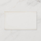 お尻レトロスタイルタイポグラフィターコイズバースト 名刺 (裏面)