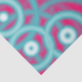 お尻レトロ中世紀暗い赤紫色ブルーモダンサークル 薄葉紙 (詳細)