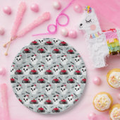 お尻不気味クローリースパイダーズスカルケーキハロウィーン ペーパープレート (パーティー)