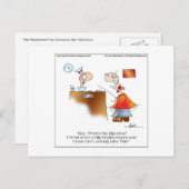 お尻交換マンガ葉書April McCallumより ポストカード (正面/裏面)