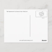 お尻交換マンガ葉書April McCallumより ポストカード (裏面)