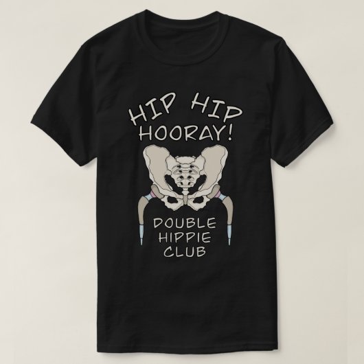 お尻交換手術お尻お尻ホレイダブルハイップ Tシャツ (デザイン正面)