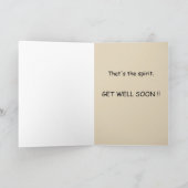 お尻交換手術 – おもしろい引用文 カード (内部)