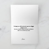 お尻交換手術Get Well Card カード (内部)