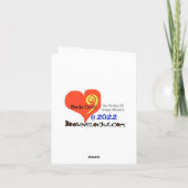 お尻交換手術Get Well Card カード (裏面)