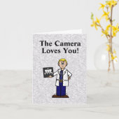 お尻交換手術Get Well Card カード (黄色い花)