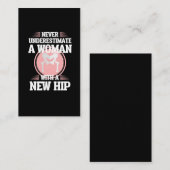 お尻代替手術妻の母の回復が回復 名刺 (正面/裏面)