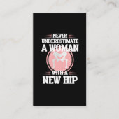 お尻代替手術妻の母の回復が回復 名刺 (正面)