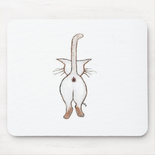 お尻何か。 マウスパッド (正面)