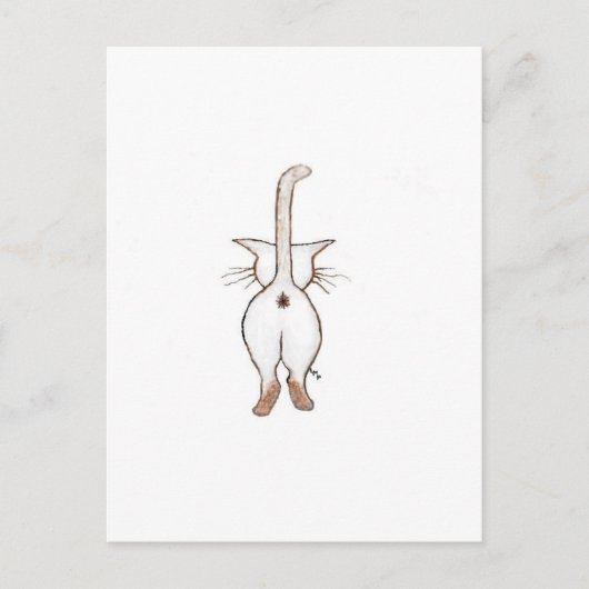 お尻何？ ポストカード (正面)