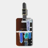 お尻先シンボルや象徴 ラゲッジタグ (正面縦)