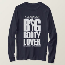 お尻好き大爆笑ロングスリーブ Tシャツ