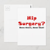 お尻手術が行われた ポストカード (正面/裏面)