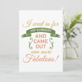 お尻手術の素晴らしい回復(緑) 招待状 (スタンド正面)