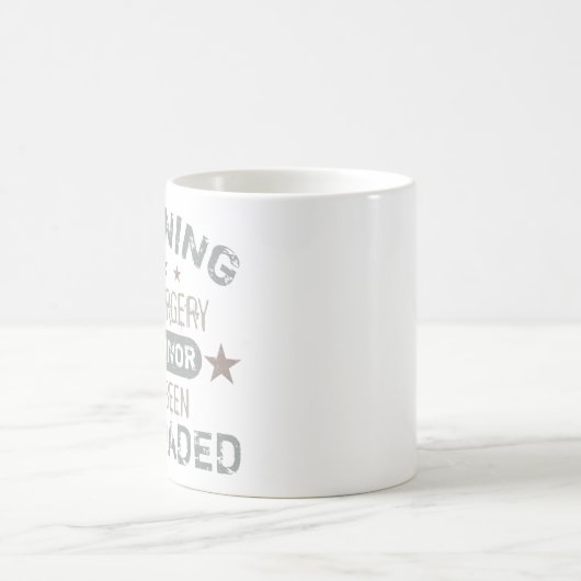 お尻手術ユーモアのアップグレード コーヒーマグカップ (中央)